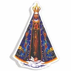 Adesivo Nossa Senhora Aparecida  Para Vidro De Carro E Caminhão parede Geladeira ALTA DEFINIÇÃO