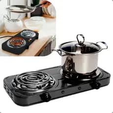 Fogão Fogareiro Elétrico Cooktop Camping 2000 Watts Linha Premium