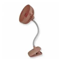 Ventilador Usb Direcionavél De Clipe C/ Led 2 Velocidade 360
