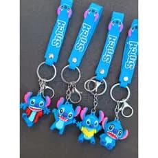 Kit 2 chaveiros emorrachado Stitch file lilo e Stitch Disney colecionavel bolsa mochila chave