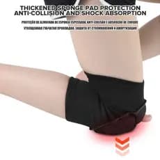Kit 02 Pares Joelheira Protetoras Esponja Respirável Dança Vôlei Basquetebol Proteção Treinamento Unisex