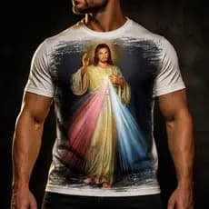 Camisa Camiseta Masculina Catolica Jesus Cristo 26