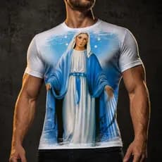 Camisa Camiseta Masculina Catolica Santa 3