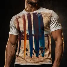 Camisa Camiseta Masculina surf surfing praia verão REF 05