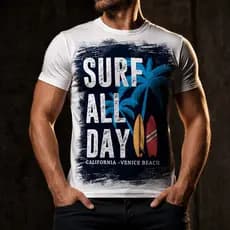 Camisa Camiseta Masculina surf surfing praia verão REF 03