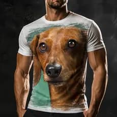 Camisa Camiseta Masculina Cachorro Salsicha 3
