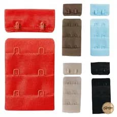 Colchete Triplo 5 PARES - Fecho Tradicional e Reforçado para Sutiã