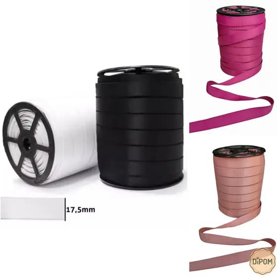 Alça Vivaz Kit 8 METROS Zanotti - Elástico para Sutiã Moda Intima