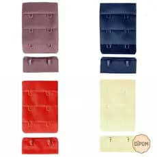 Colchete fecho Reforçado Plus Size Sutiã Senhora - 2 PARES