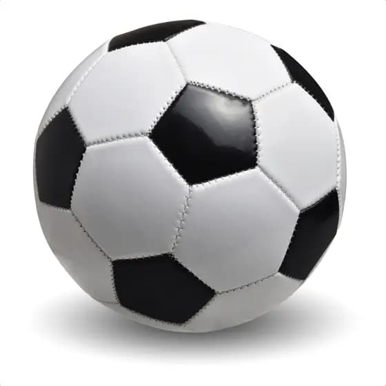 Bola De Futebol Football Número 5 Preto E Branco Padrão Tradicional Praia