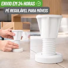 Pé Regulável Para Móveis Armário De Cozinha Resistente A Agua Reforçado Estantes Calço