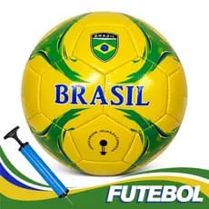 Bola De Futebol Do Brasil Copa Do Mundo Número 5 Tamanho Padrão Bombinha Praia Quadra