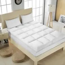 Kit Pillow Top Cama King Size Mais 2 Travesseiros Silicone