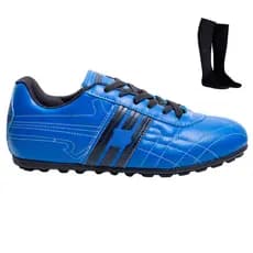 Kit Chuteira Society Masculino Homem Fut7  Reforçado Resistente com Meião Breex