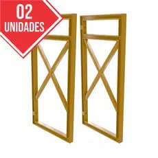 Kit 02 Suporte Prateleira Estilo Industrial 15 X 37 Cm