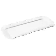 Travessa de Porcelana Retangular Fancy Branco 41x17cm Wolff