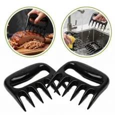 Kit 04 Garras Urso BBQ Premium! Desfie Carne I Churrasco I Porco I Frango I Master Chef I Presente
