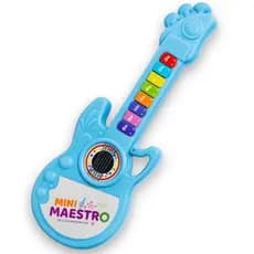 Guitarra Musical Infantil Educativa para Bebês Crianças Coordenação Motora Presente Infantil