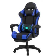 Cadeira Gamer Azul Top Ergonomica Giratoria Escritorio Jogos Azul