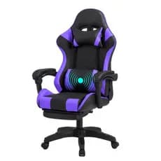 Cadeira Gamer Roxa Ergonomica Giratoria Escritorio Jogo Top Gamers