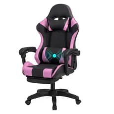Cadeira Gamer Rosa Ergonomica Giratoria Top Gamers Rosa Escritorio