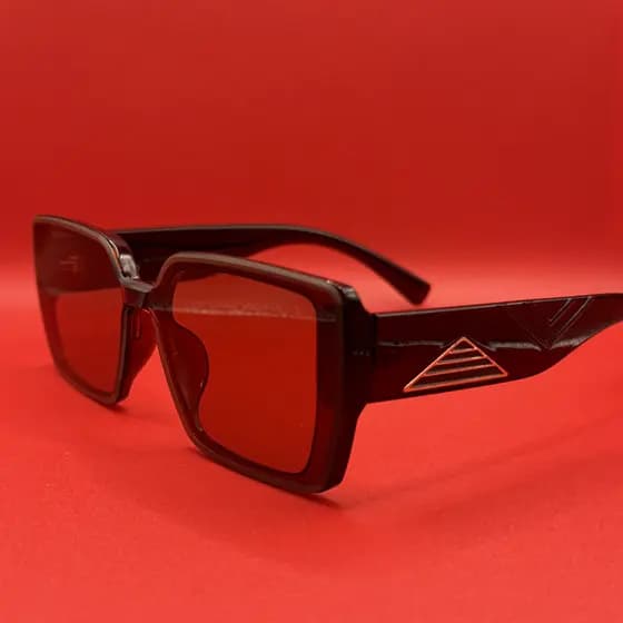 Óculos de Sol Preto Quadrado Haste Larga UV400 - Unissex Moderno Estiloso Oversized