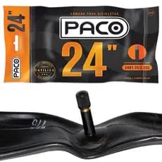 Câmara Aro 24 Borracha Butílica Válvula Americana Bike Tipo da válvula Schrader.