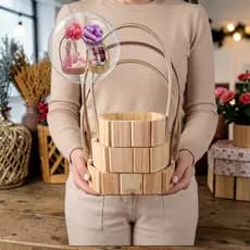 KIT Cestinha Decorativa Para Presentes E Lembrancinhas Cesta Organizadora Para Café Da Manhã