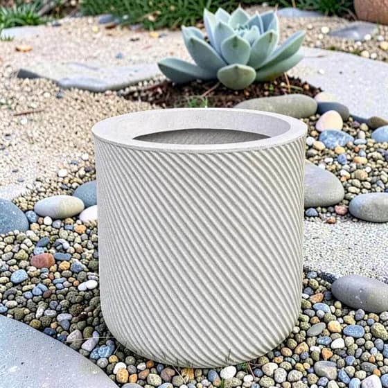 Vaso Decorativo Polietileno Moderno Luxo Plantas E Plantas de Chão Sala Balcão Jardim Resistente