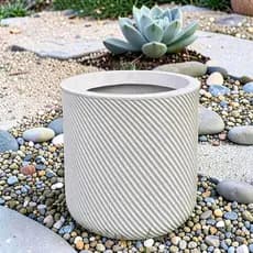 Vaso Decorativo Polietileno Moderno Luxo Plantas E Plantas de Chão Sala Balcão Jardim Resistente