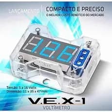 VOLTÍMETRO EXPERT VEX1 COM SEQUENCIADOR TRANSPARENTE