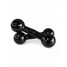 Par Halter Bola 4kg Emborrachado (2Und) Treino Musculação Fitness Peso Livre Funcional Academia em Casa