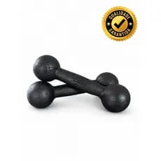 Halter Par Bola Pintado 1kg (2und) Para Treino Em Casa Musculação Fisioterapia Funcional CrossFit Calistenia