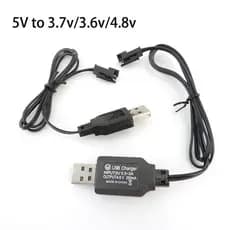 5V A 3.6V 3.7V 3.8V 250mA Cabo Carregador De Bateria NiMh/NiCd Energia USB SM 2P Conector Para Controle Remoto Do Carro