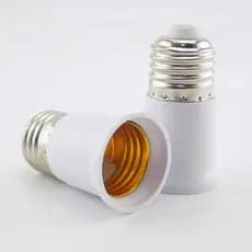 E27-E27 Extensor De Base De Lâmpada Retardante De Chama 65mm Suporte Conversor Adaptador De Soquete Para BRA1