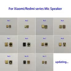 10-20pcs Alto-Falante De Microfone Interno Para Xiaomi 15 14 13 Ultra 12 12X 11 10 9 Max Poco X3 C40 Redmi Nota 11E 11R