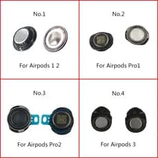 2pcs Fone De Ouvido Alto-Falante Para Airpods 1 2 3 1o 2o Pro Pro1 Pro2 A1523 A1722 A2032 A2031 A2084
