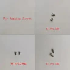 100PCS 2,5/3,0/3,5 MM Parafuso Para Samsung Galaxy S22 S23 S4 S5 S6 S7 S8 S9 S10 S20 S21 S10E Lite Plus FE Nota 20 10 9 8 5 4 Parafusos Telefone Celular