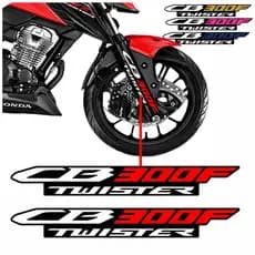 Adesivo Bengala Vermelho Twister Cb 300f 300 F Moto Vermelha Dourada Rosa