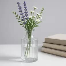 Mini Vaso Decorativo de Vidro 11cm Transparente para Flores Decoração Casa Mesa