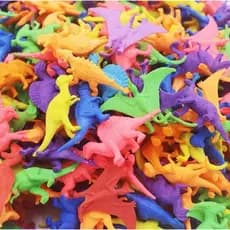 Kit Minis Dinossauros De Plástico Brinquedo Jurassic T REX Coleção Educativo Criativo
