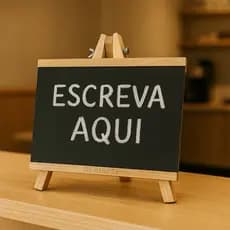 Lousa Mini Cavalete, para Festas, Restaurantes e Decorações