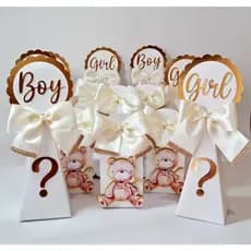Kit Festa Personalizado Chá Revelação Neutro| Lembrancinha Personalizada Chá Revelação | Chá De Bebê Neutro