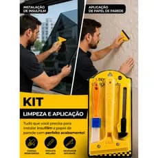 Kit Aplicação de Papel de Parede Insulfilm Adesivos Leon GTS 4 Peças