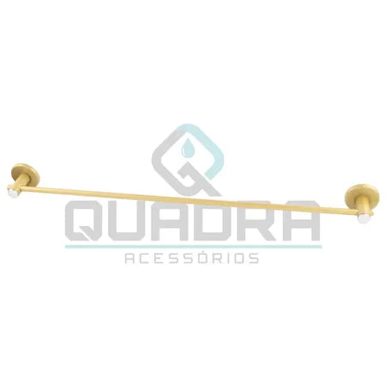 Porta Toalha para Banheiro Reto DOURADO