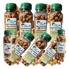 10 Ração Furadinha Para Pesca P22 Varios Sabores Pesqueiros