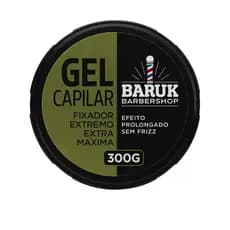 Gel Para Beby Hair fixador extremo Baruk barbershop 300g Alta fixação