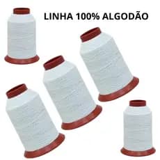 Conjunto de 5 Linhas 100% Algodão para Pipas (Raia/Peixinho/Papagaio/Flechinha) – 457 m