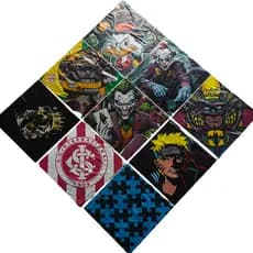 Pipas papagaio tamanho 33x33cm Sortidos 10, 20, 30 e 40