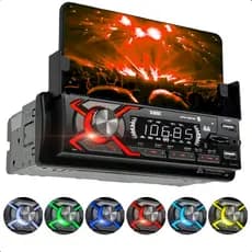 Som Automotivo Svart S500x Pro 2 Usb Bluetooth Leitor Cartão Sd Suporte p/ Celular